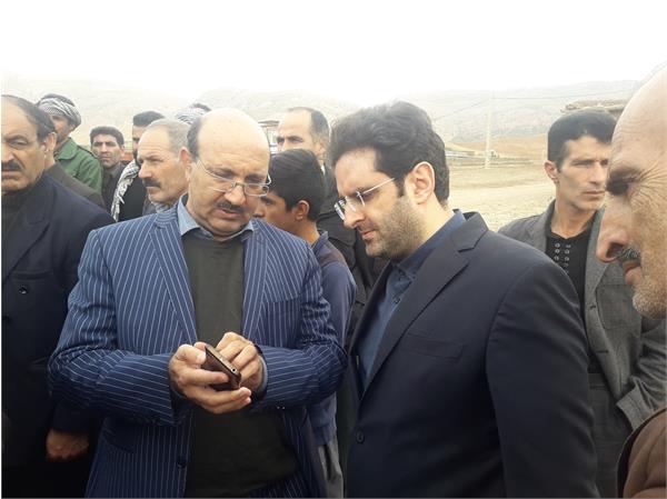 بازدید از روستاهای شهرستان دلفان