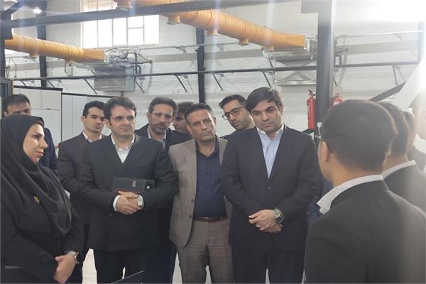 محمد محسن صدر، معاون وزیر از کارخانه نوآوری استان بازدید کرد