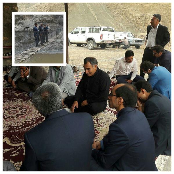 بازدید مهندس حیدری از حوزه بخشداری سپیددشت