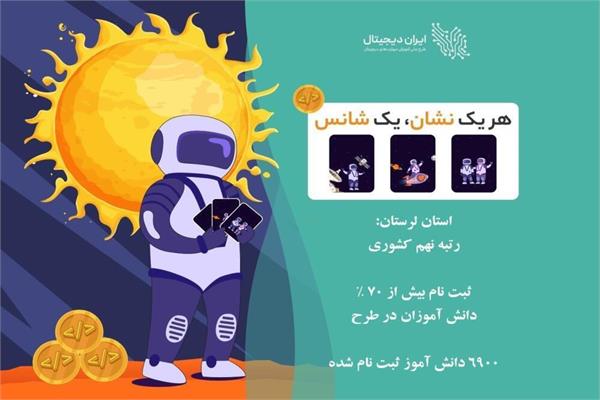 کسب رتبه نهم کشوری توسط دانش‌آموزان لرستانی در طرح ایران دیجیتال