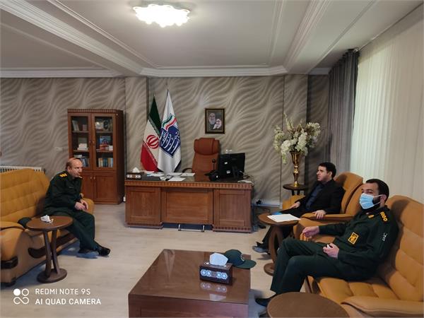 نشست هم اندیشی سرپرست اداره کل ارتباطات و فناوری اطلاعات استان با فرمانده بسیج ادارات استان لرستان